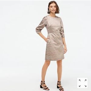 J. Crew A-Line dress in Ratti Iridescent waves